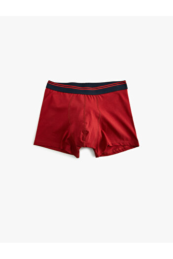 Koton Yılbaşı Temalı Baskılı Skinny Fit Pamuklu 2'li Boxer Seti
