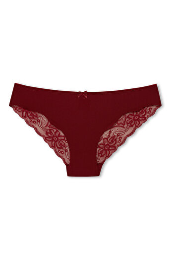HNX Interlock Laser Cut Back Lace Slip Women's Panties