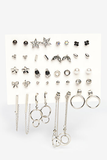 Penti Zoe Silver Earring Set