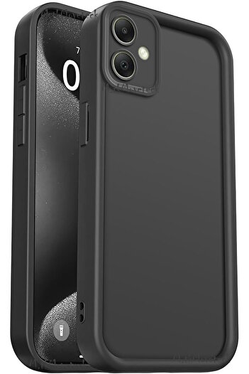 m.tk moveteck Samsung Galaxy A06 Case Soft Colorful Launch Silicone Camera Protected with Protruding Edge 3D Coffe