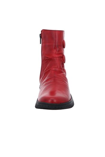 İNZE AYAKKABI Red Genuine Leather Boots - Model Name: Spain