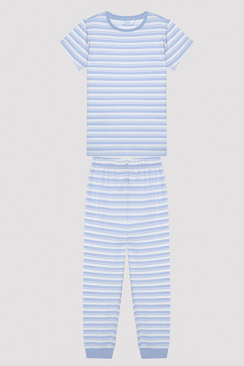 Penti Erkek Çocuk Stripe Çok Renkli 2li Pijama Takımı