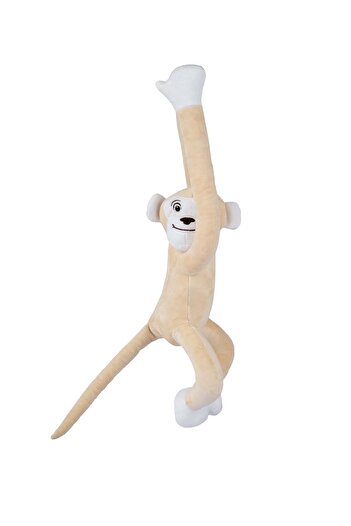 Boumini Toys Neck Hugging Plush Monkey Beige Hands with Snap Fasteners 55 cm