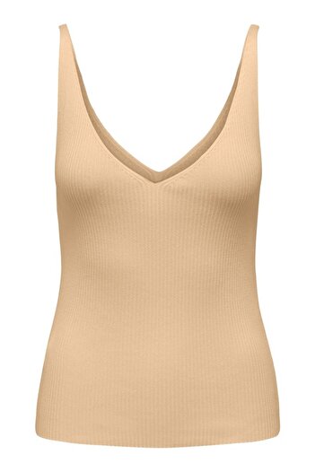 ONLY Onlella Sl Top Knt 15300000 Beige