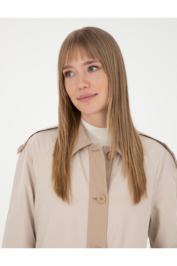 Pierre Cardin Beige Trench Coat 50285221 -Vr011