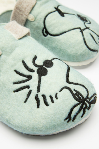 Penti Buz Yeşili Lic Snoopy Mint Terlik
