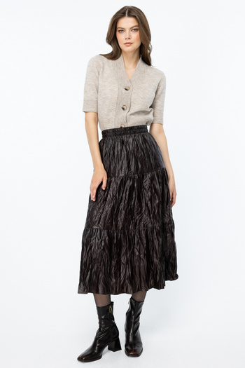 Ekol Burümcük Patterned Skirt