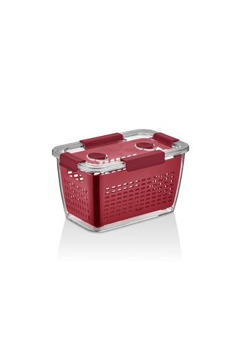 SELKA HOME Claret Red Selka Lavin 2 Lt. Storage Container
