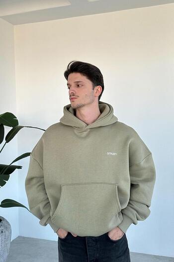 HAFKAGİYİM Φούτερ Oversize Soft Green Research