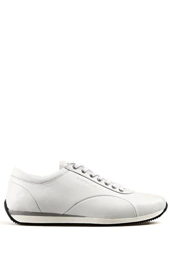 Hammer Jack Semarj Genuine Leather White Men's Casual Shoes