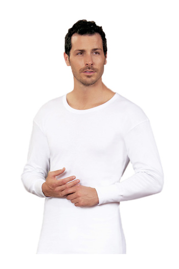 Şahinler E016 Men's 100% Cotton Long Sleeve Underwear