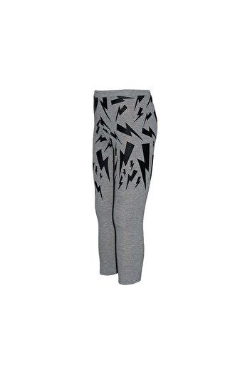 LOVETTI Gray lightning Printed Seasonal Tights for Girls