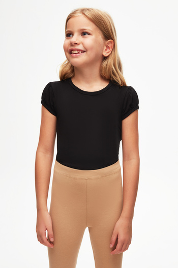 LOVETTI BaSic Girl'S Summer LeggingS - Milky Brown