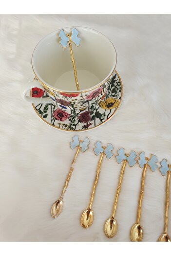 LOVYCO 6 Butterfly Model Teaspoon