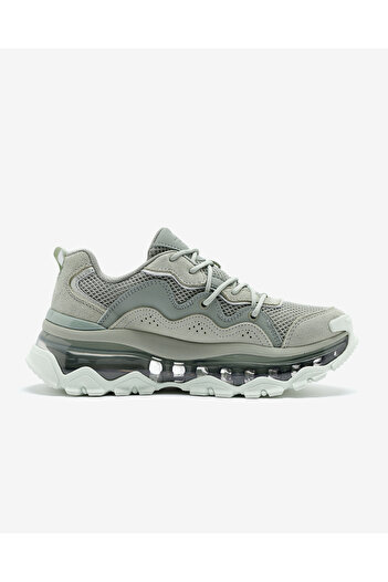 SKECHERS Women's Khaki Sneakers - Uno Chaos 177935   Sage