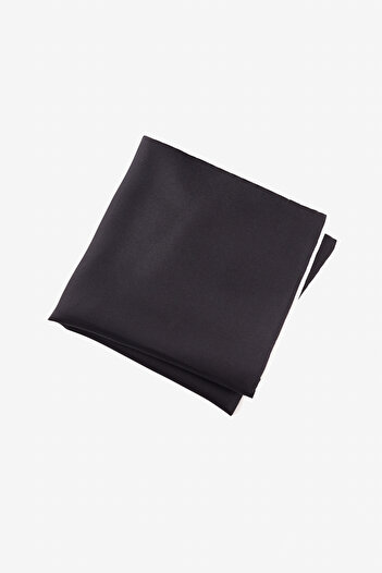 ALTINYILDIZ CLASSICS Men's Black Silk Handkerchief