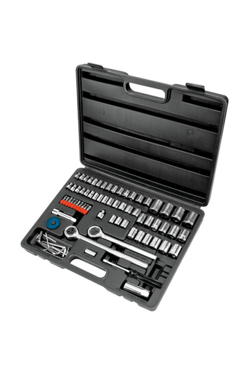 Performance Tool 85-Piece Drop Forged Chrome Plated Socket Set W1183