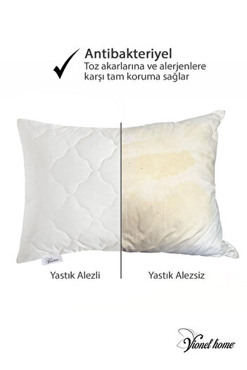 Vionel Home 100% bumbac matlasat 4 bucăți covoraș de pernă husă de protecție (50X70 CM)
