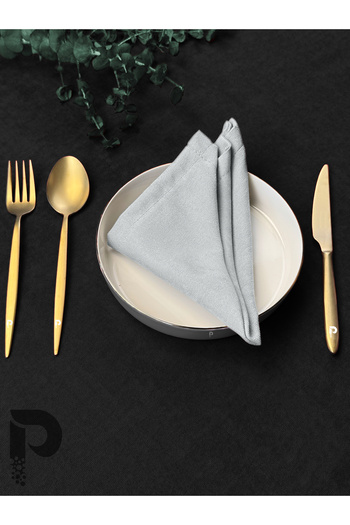 Perle Light Gray Fabric - Velvet Look Pecete, Daily Series