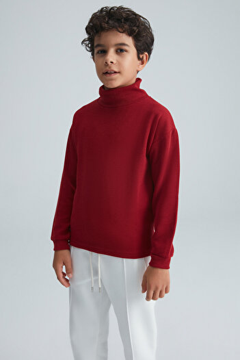 GRIMELANGE Donte Boy's Burgundy T-Shirt