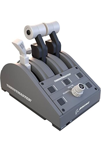 Thrustmaster TCA Quadrant Boeing Edition: نسخة طبق الأصل من الخانق، واللوحات، والطيار الآلي، والرافعات القابلة للتبديل لأجهزة Xbox والكمبيوتر الشخصي
