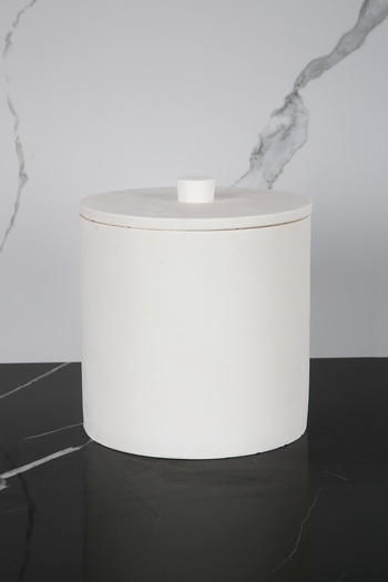 betonmall Marble Patterned Concrete Trash Can Bathroom Kitchen Toilet Wc 18 cm 4 Liters