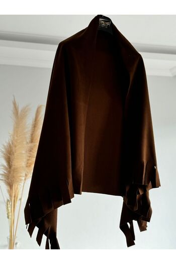 akyıldız iş elbiseleri Brown Fleece Shawl Scarf Shoulder Shawl Cafe, Restaurant, Hotel Shal