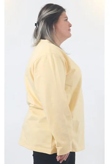 rood Plus Size Unisex Sweatshirt Long Sleeve