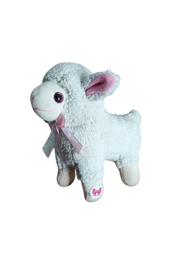GRAN TOYS Play and Sleep Companion Plush Curly Lamb 35cm