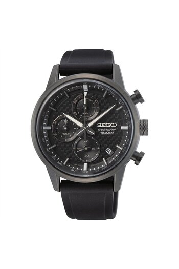 Seiko Ssb393p Silicone Cord Titanium Men's Wristwatch