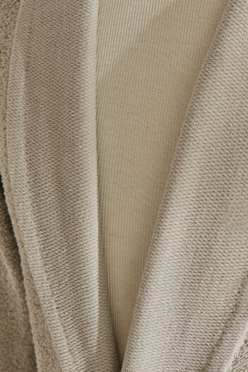 Karaca Home Bird 100% Cotton Οικογενειακό Σετ Μπάνιου Κρέμα-Ανοιχτό Γκρι