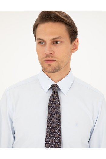 Pierre Cardin Açık Mavi Regular Fit Uzun Kollu Basic Gömlek 50298003-VR003