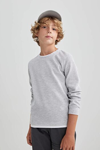 DeFacto V1186A6-Fw Boy Long Sleeve T-Shirt