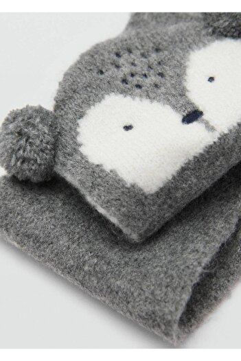 MANGO Baby Raccoon Scarf