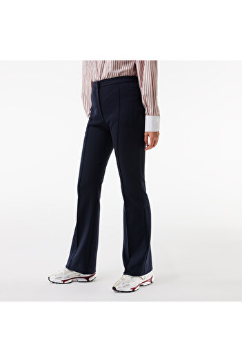 Lacoste Kadın Flare Fit Lacivert Pantolon