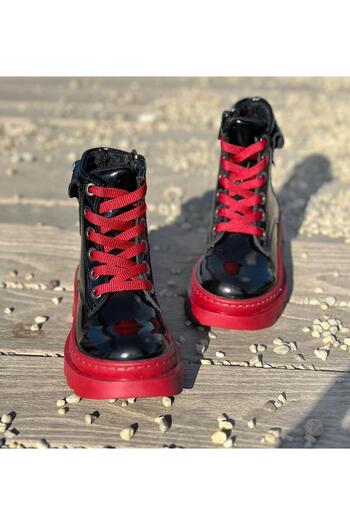 Surpie Shoes Children's Light Boots, Pocket Detailed Children's Boots, Zippered Children's Boots