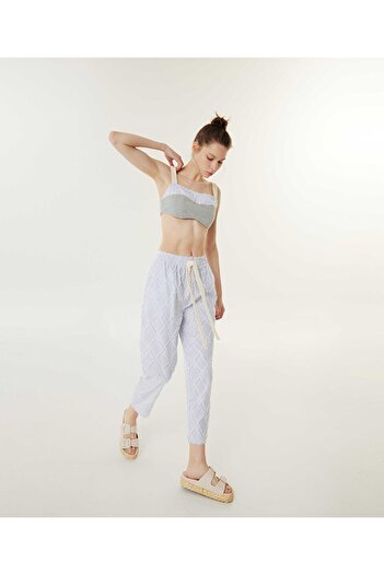 Twist Mix Fabric Bustier