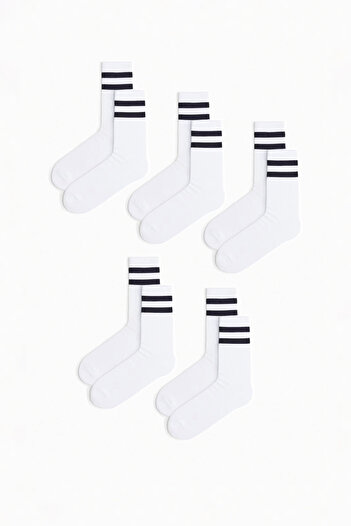 MEM SOCKS 5 τεμάχια πετσέτας (χοντρή σόλα) Πλεκτά πλεκτά χωρίς ραφή κάλτσες τένις
