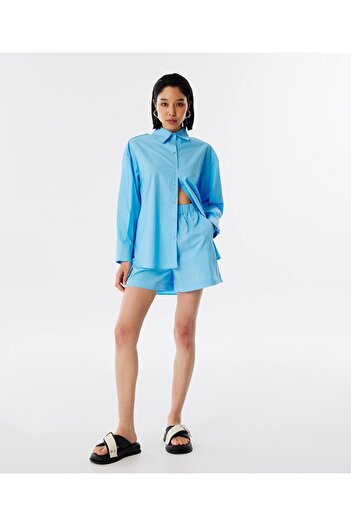 Twist Elastic Waist Shorts