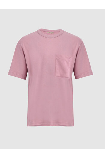 Ltb Comfortable Cut Pocket Pink T-shirt
