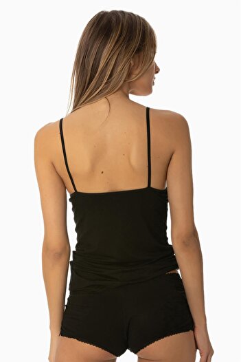 Pierre Cardin Combed Cotton Athlete Panties Women's Underwear Set 332 - Black