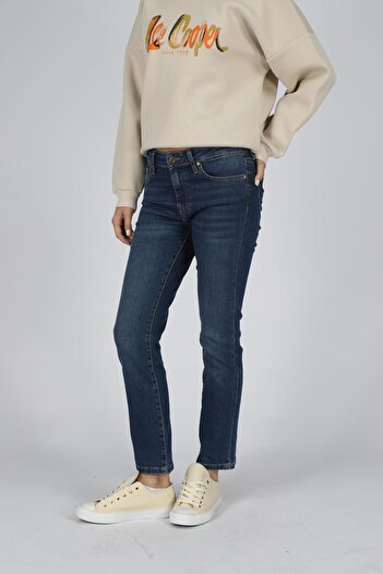Lee Cooper Jaycee Kadın Jean Pantolon Norına Pure Blue