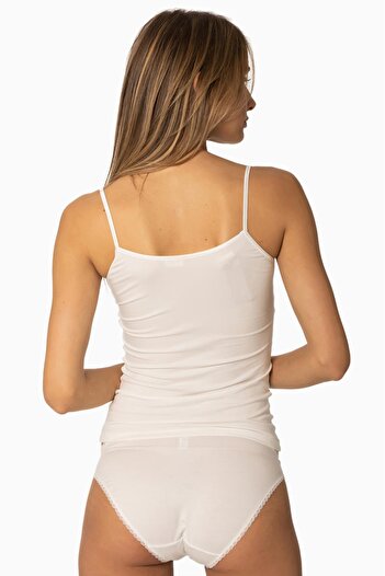 Pierre Cardin Combed Cotton Undershirt Panties Women's Underwear Set - 315