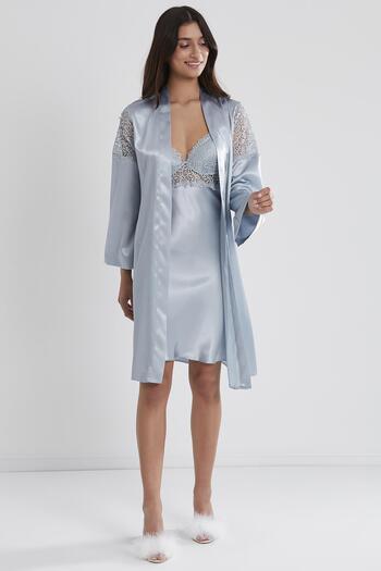 Pierre Cardin Saten Altılı Gelin Çeyiz Seti - 6955 Mist