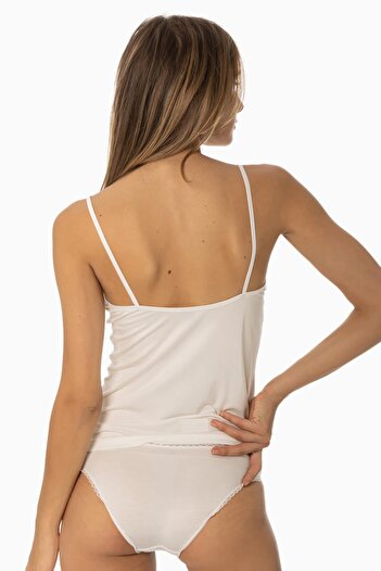 Pierre Cardin Combed Cotton Undershirt Panties Women's Underwear Set - 350