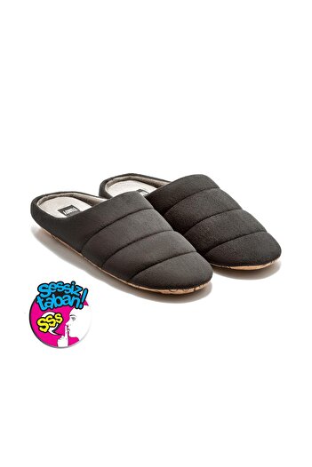 Twigy Adamo Men's House Slippers Silent Sole Black Smoke 41/46
