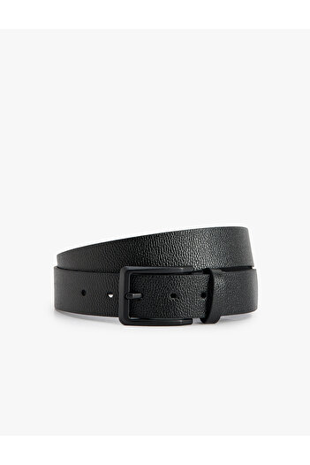 Koton Faux Leather Belt Buckle