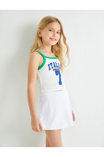 Koton Italia Print Λεπτομερής Strappy Sport Athlete