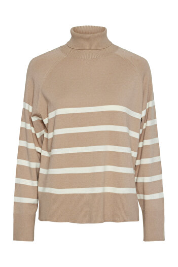 PIECES PCSIA LS - Rollneck Knit Noos BC Μοντέλο