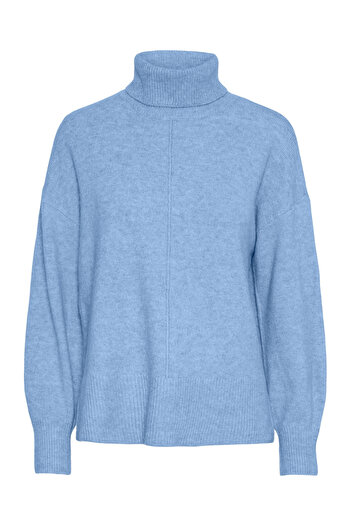 PIECES PCMALOU LS - Rollneck Knit Noos BC Model